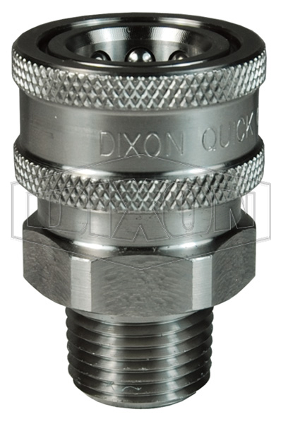 DQC V-Series Snap-Tite H/IH Interchange Unvalved Male Coupler